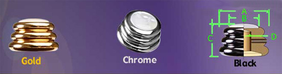 Q-Parts Ringo Guitar Knobs